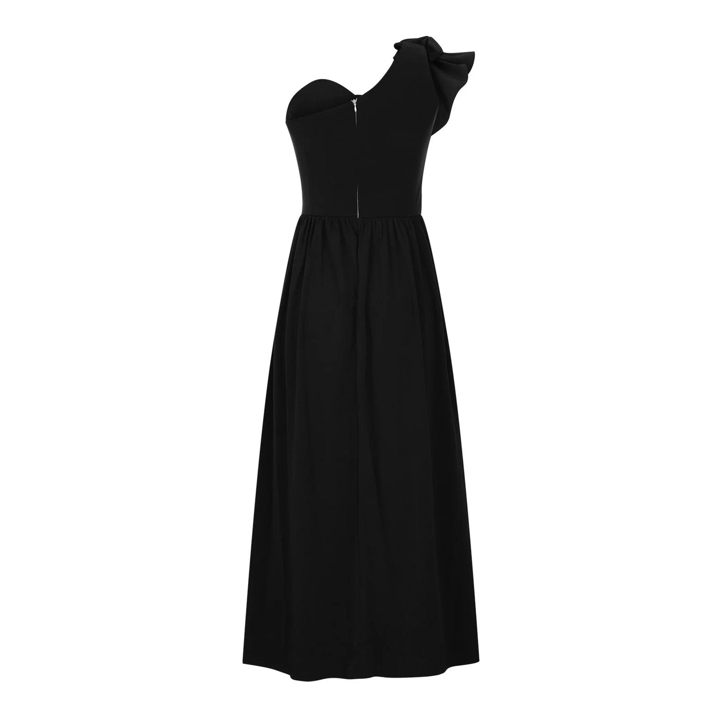 plus Size Women'S Summer Dresses , Sleeveless Sloping Shoulder Sexy Long Party Club Dresses, Sizes S-2XL